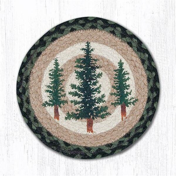 Capitol Importing Co Tall Timbers Printed Swatch Round Rug, 10 x 10 in. 80-116TT